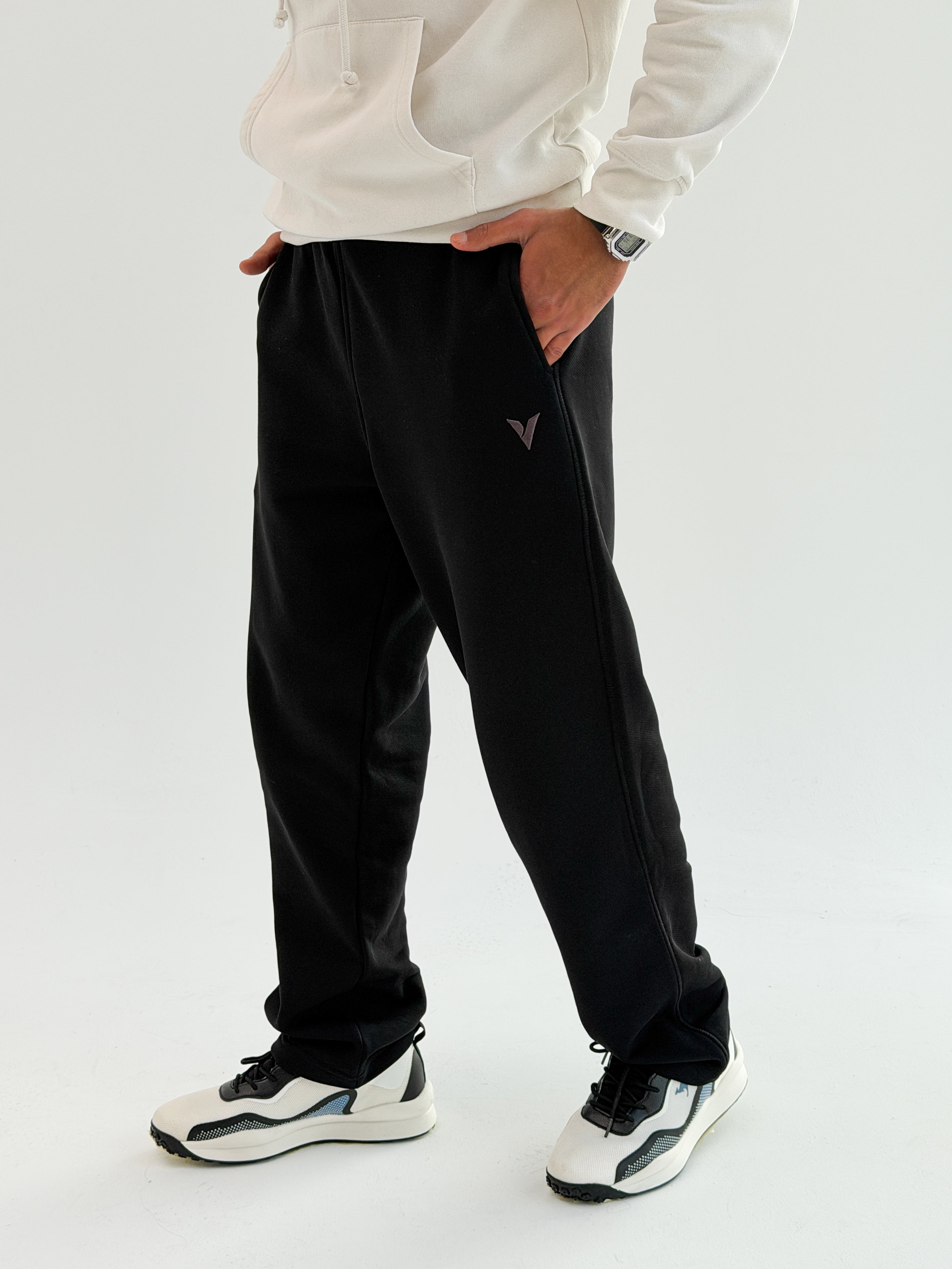 Black Tailored sweatpants